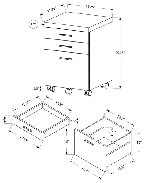 Filing Cabinet Size - Filing Cabinets