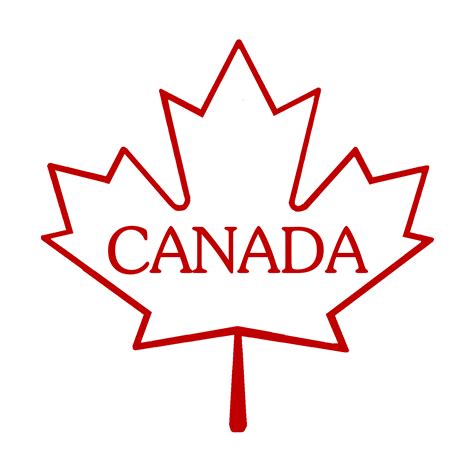 Red Canada Leaf Logo