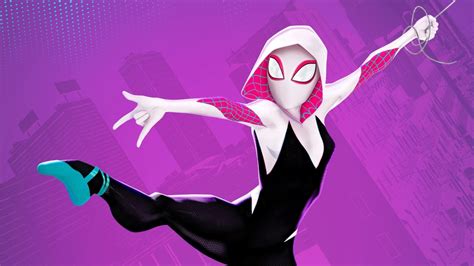 Spider Gwen Stacy in Spider-Man: Into the Spider-Verse Wallpaper ID:3491