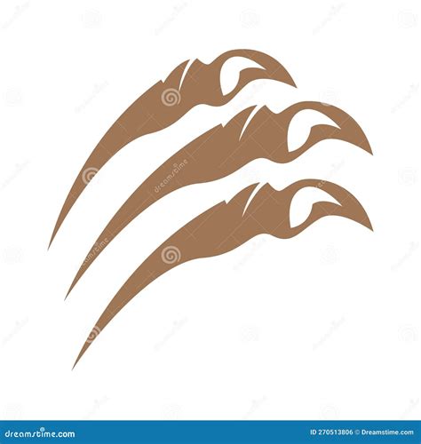 Claw icon logo design stock illustration. Illustration of mark - 270513806