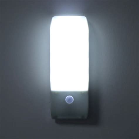 12 LED USB Rechargeable LED Light Bedroom Portable Wireless Wall Lamp PIR Motion Sensor Night ...