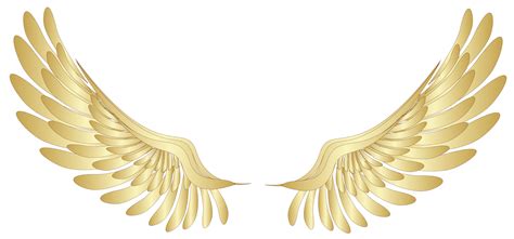 Golden Angel Wings Clip Art