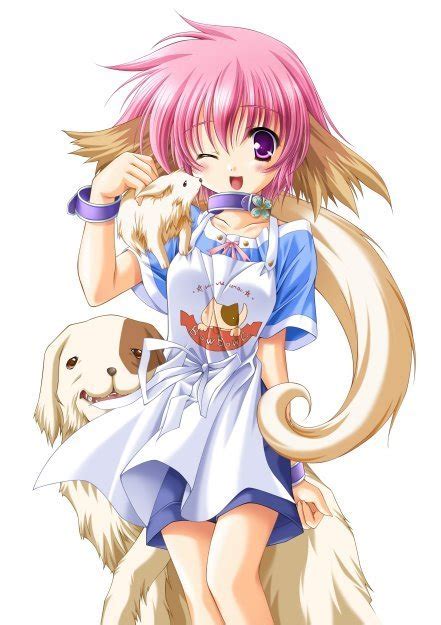 Girl With Dogs - Inu/Ookami Anime Characters Photo (11331339) - Fanpop