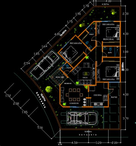 Autocad House Plans Dwg