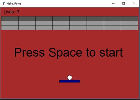 GitHub - shwetarane/Python-pong-game: Pong is a game using python Tkinter library.