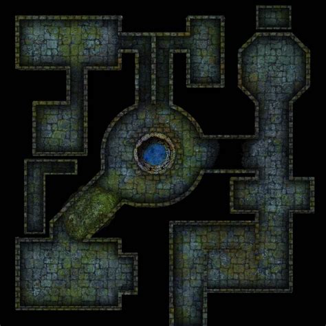 Clean mossy dungeon map for DnD / Roll20 by SavingThrower on DeviantArt ...