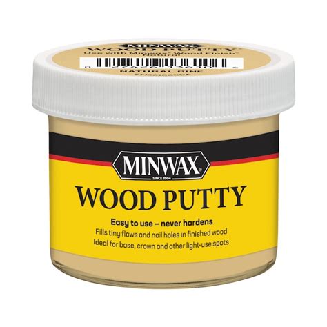 Minwax Wood Putty Natural Pine Oil-based Wood Putty in the Wood Stain Repair department at Lowes.com