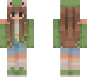 Frog Girl | Minecraft Skin