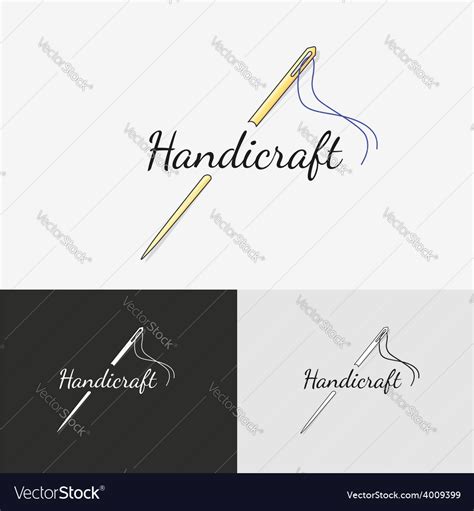 Sewing logo Royalty Free Vector Image - VectorStock