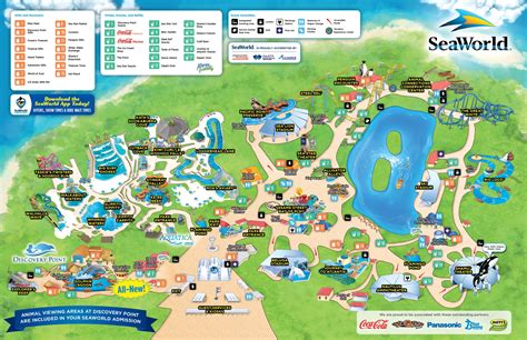 San Antonio SeaWorld map - Ontheworldmap.com