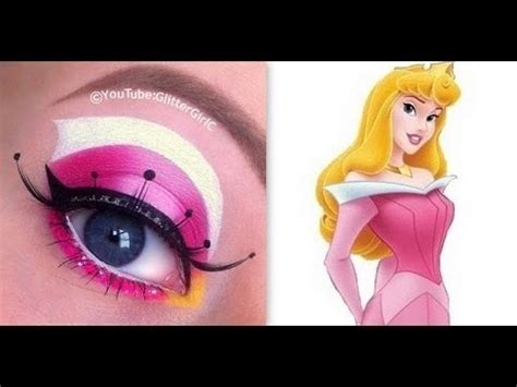 Princess Aurora, Sleeping Beauty Makeup Tutorial | GlitterGirlC Video ...