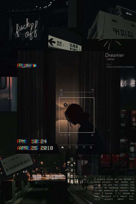 Download Sad Aesthetic Tumblr Dark Street Camera Wallpaper | Wallpapers.com