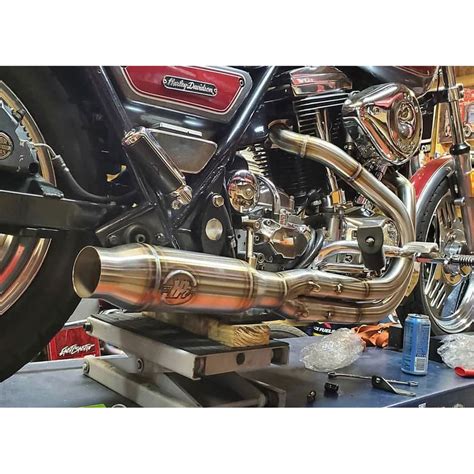 Horsepower Inc. Stainless Exhaust for Harley FXR - HPI-FXREX-S - Get Lowered Cycles