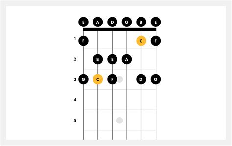 C Major Scale Guitar Chords