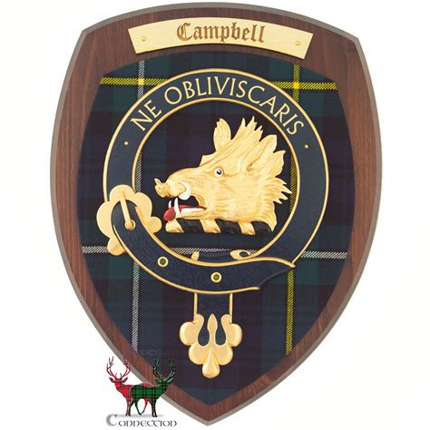 Campbell Clan Ne Obliviscaris Wall Crest | Campbell clan, Clan, Family heritage