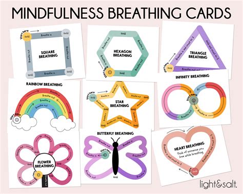 Printable Breathing Exercise Cards