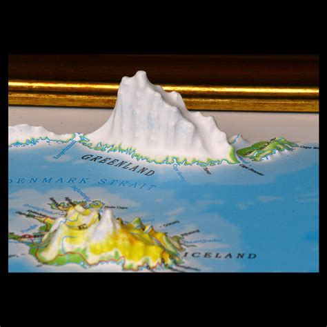 Europe Three-Dimensional 3D Raised Relief Map – RaisedRelief.com