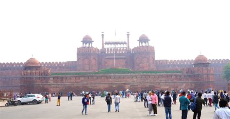 View of the Red Fort in India Free Stock Video Footage, Royalty-Free 4K & HD Video Clip