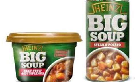 Heinz redesigns Big Soup range