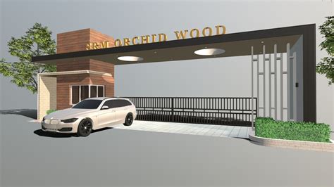 Entrance Gate 3D Model