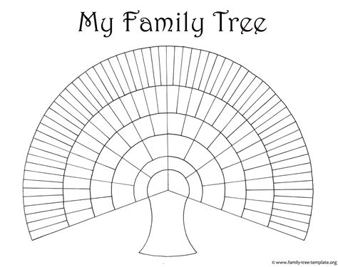 Blank Family Trees Templates and Free Genealogy Graphics | Family Tree Template