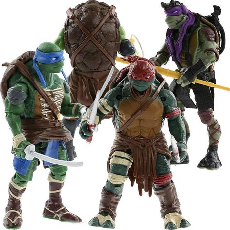 VITADAN Turtles 4 PCS Set New - Mutant Ninja Action Figure - TMNT Action Figures - Turtles Toy ...