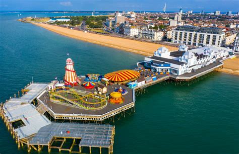 Portsmouth’s pier gets a colourful upgrade - Photos by Drone - Grey Arrows Drone Club UK