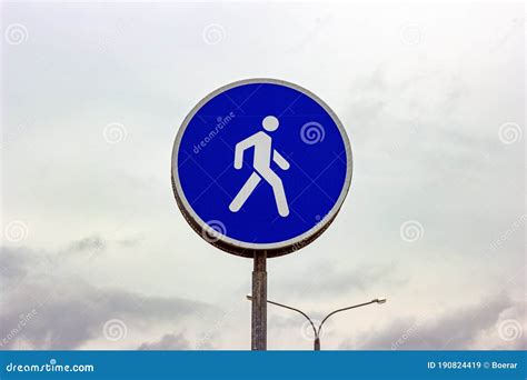 Caution Pedestrians On Bridge Sign Stock Image | CartoonDealer.com #35650051