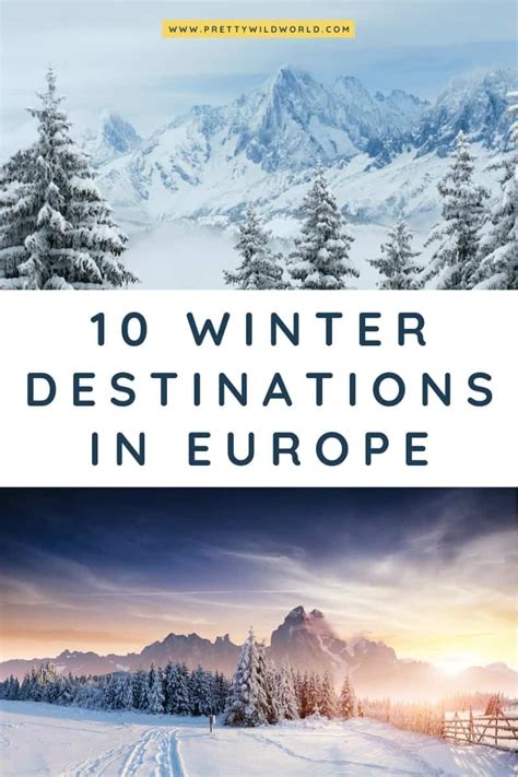 Winter in Europe: Top 21 Winter Destinations in Europe | Winter travel destinations, Winter ...