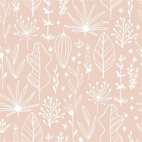 Pink boho Wallpaper - Peel and Stick or Non-Pasted