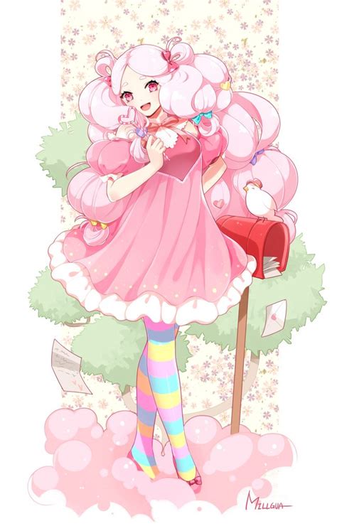 Cotton Candy Cookie/#2024883 | Cotton candy cookies, Cookie run, Character design