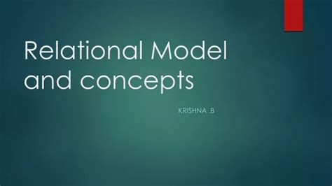 PPT - Relational Model and Concepts PowerPoint Presentation, free download - ID:11071516