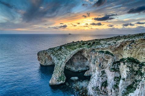 The Blue Grotto in Malta