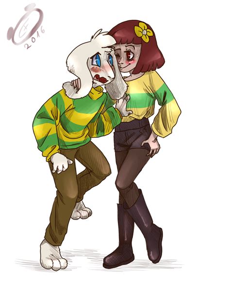 Chara and Asriel by TheFreakyPanda on DeviantArt