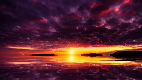 1920x1200 Fiery Sunset 4k 1080P Resolution ,HD 4k Wallpapers,Images,Backgrounds,Photos and Pictures