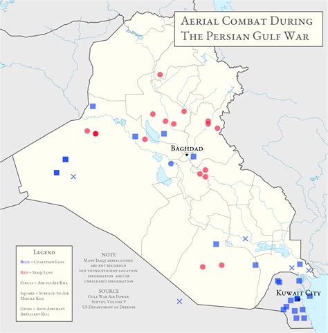 Aerial Combat During the Persian Gulf War [OC] : r/dataisbeautiful