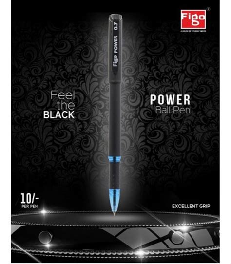 Black Ink Cartridge Figo Power Liquid Ball Pen, For Writing at Rs 500 ...