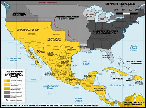 Viceroyalty Of New Spain Map | secretmuseum