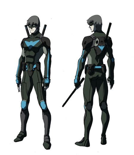 concept art for scrapped nightwing animated series