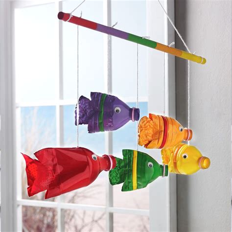 Recycled Plastic Bottle Fish Hanger - Project | Plastic bottle crafts, Recycle plastic bottles ...