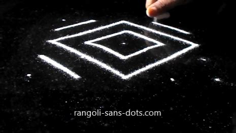 Simple muggulu designs with dots | Kolam by Sudha Balaji