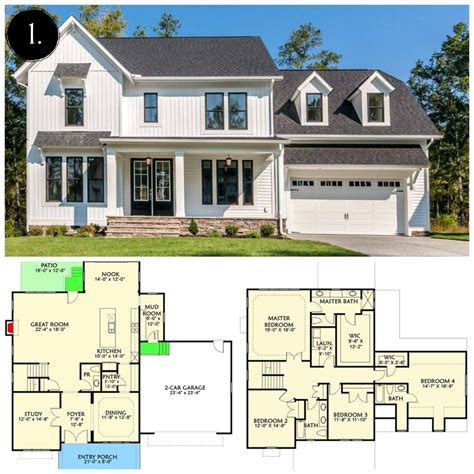 Modern Farmhouse Floor Plans 4 Bedroom | Floor Roma