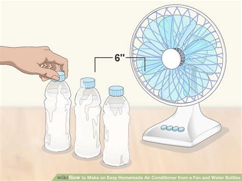 How to Make an Easy Homemade Air Conditioner from a Fan and Water Bottles