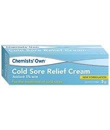 Chemists' Own® Cold Sore Relief Cream 5g - Chemists Own