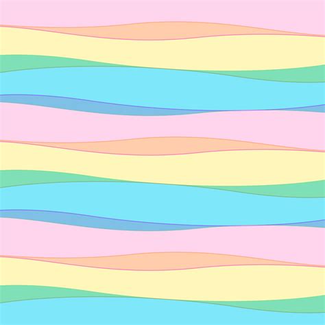 pastel color modern cute wavy horizontal lines pattern - Download Free ...