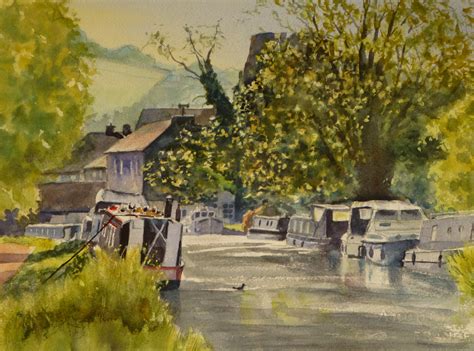 Early Summer at Parbold - Watercolour Painting - Graham Mcquade Fine Art