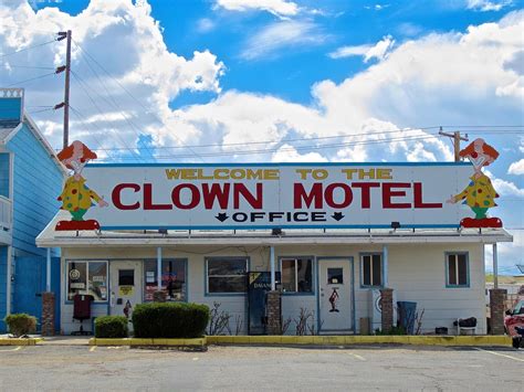 Clown Motel, “ghost town” of Tonopah, Nevada - This Belongs in a Museum