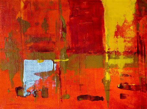 Free Images : red, modern art, orange, painting, yellow, visual arts ...