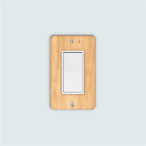 Customizable Single Rocker Light Switch Cover - Rounded Rectangle – Glowforge Shop