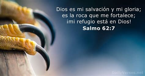 Salmo 62:7 - Versículo de la Biblia - DailyVerses.net